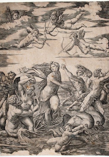 The 'Galatea' engraving by Raphael.